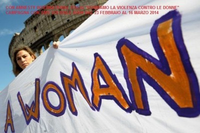  AMNESTY INTERNATIONAL “FERMIAMO LA VIOLENZA CONTRO LE DONNE” 