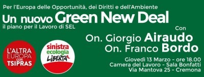 Giorgio Airaudo e Franco Bordo (Sel) a Cremona