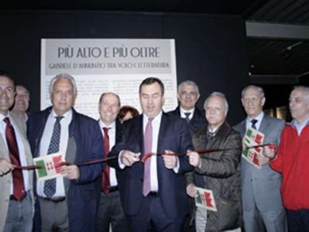Inaugurazione della sezione D'Annunzio a Volandia