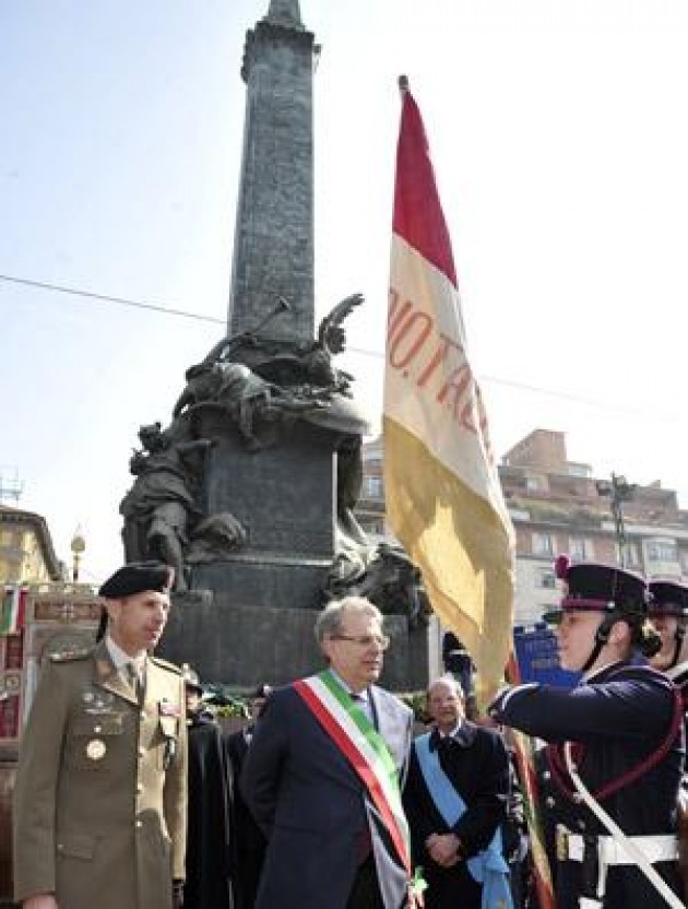Consegnato alla Teuliè il tricolore del 1848
