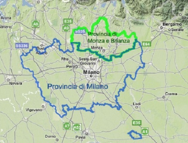 DDL PROVINCE: MIRABELLI(PD)