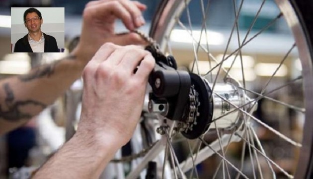 Galimberti,la bici e il nuovo look