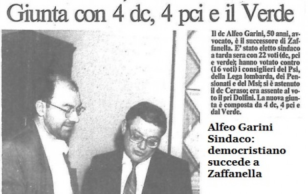 I sindaci del ’900: Alfeo Garini