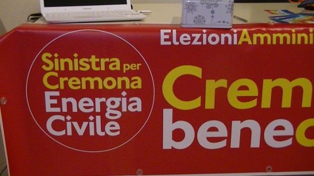 Galimberti alla presentazione Sinistra per Cremona – Energia Civile (video)
