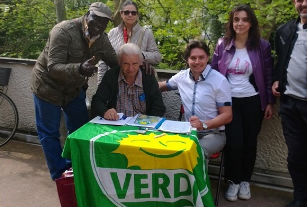 Brocchieri (Verdi Sole che Ride ) presenta la sua lista ed il programma.