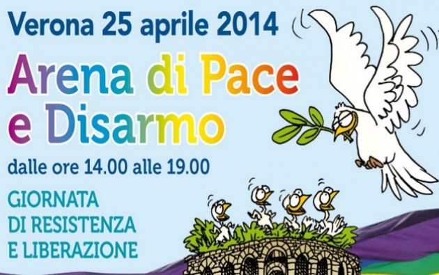 Tutti a Verona per un 25 aprile di pace e disarmo