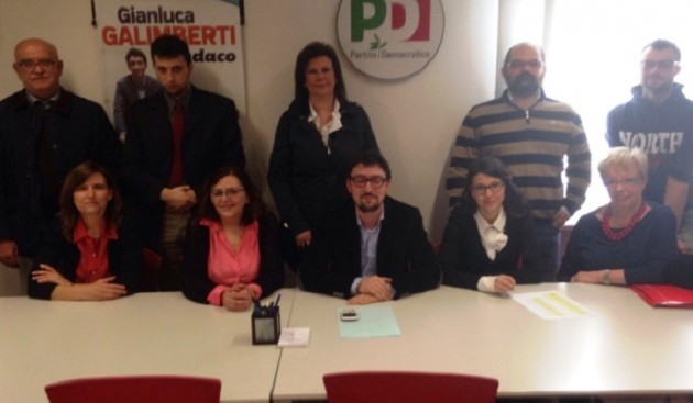 Piloni (PD) presenta i candidati sindaci per le prossime amministrative del  25 maggio 2014.