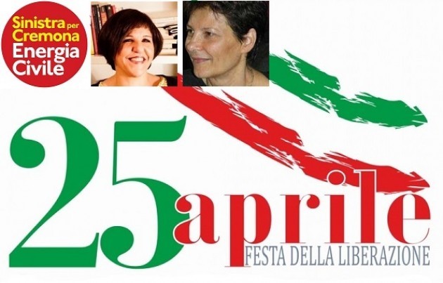 25 aprile . Sinistra per Cremona Energia Civile  partecipa alle manifestazioni 69° Liberazione