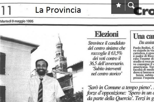 I sindaci del ’900: Incontro con Paolo Bodini