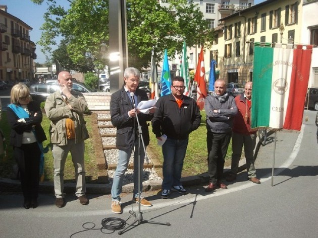 Celebrato il 1° maggio a Crema  da Cgil-Cisl-Uil ed istituzioni.