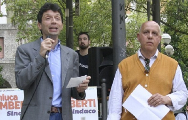 Galimberti al primo maggio di coalizione ai giardini