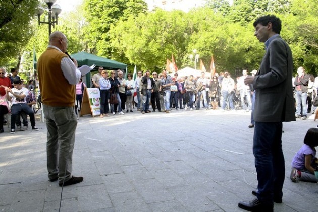 Galimberti al primo maggio di coalizione ai giardini