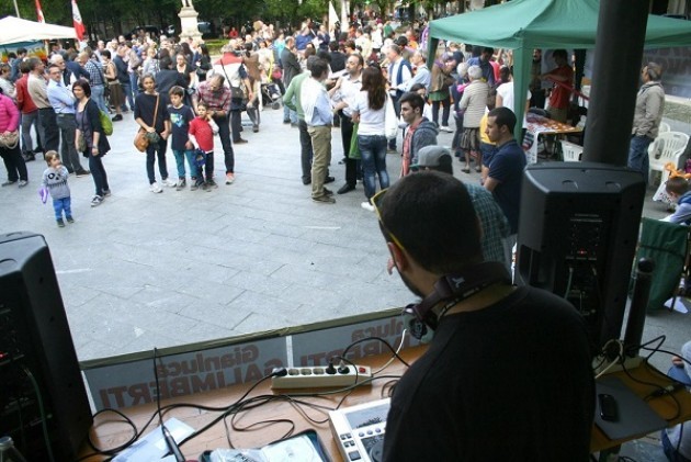 Galimberti al primo maggio di coalizione ai giardini