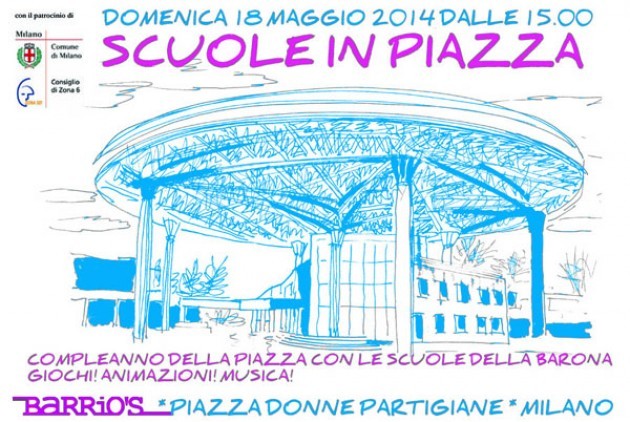Scuole in Piazza: compleanno della piazza con le scuole del quartiere
