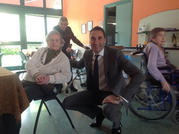 Zagni in visita a Cremona Solidale