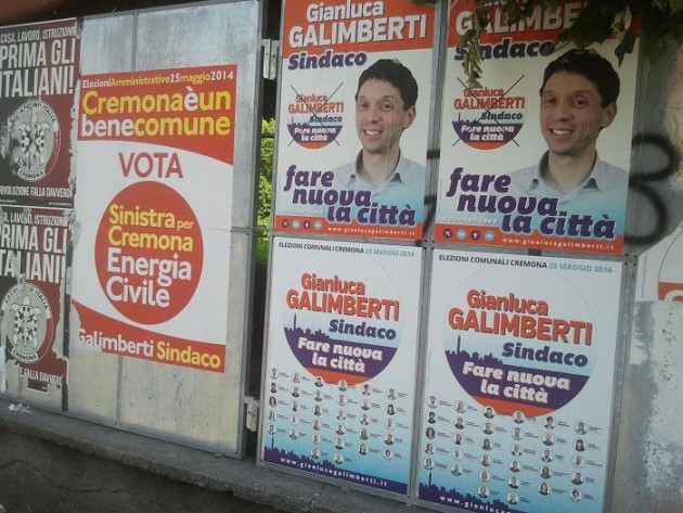 Cremona. Andamento voto e spoglio elezioni 25 maggio 2014.