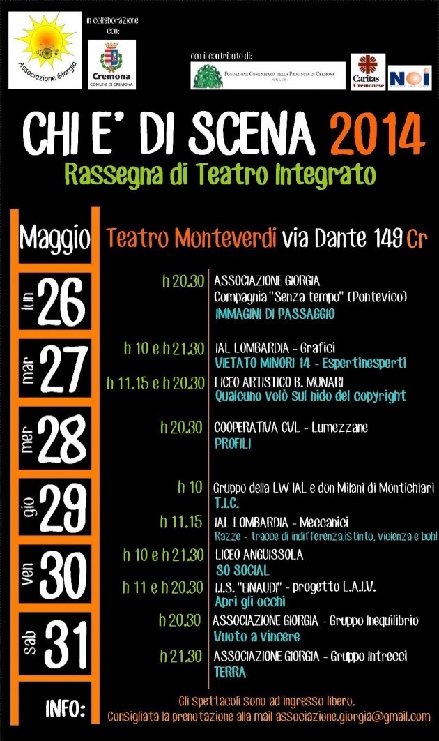 Al Monteverdi di Cremona torna Chi è di Scena!
