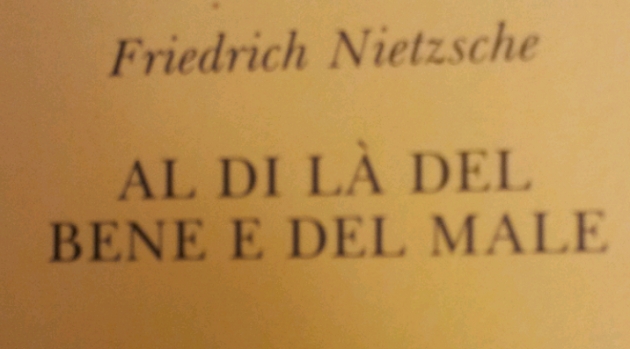 Aldilà del bene e del male | M. Cazzaniga