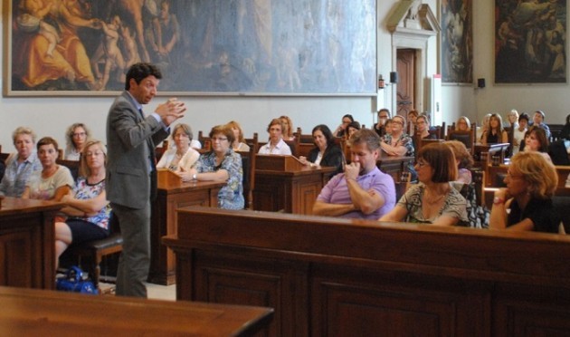 Primo incontro di Galimberti con di dipendenti comunali di Cremona