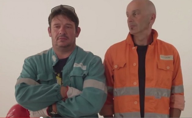 Piombino non deve chiudere Il rap degli operai