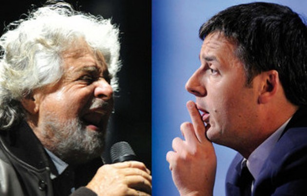 Renzi finge di non voler Grillo per rispettare i patti del Narareno | D.de Porti