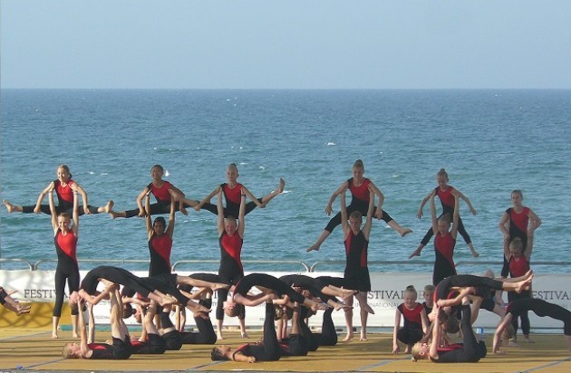 Spettacolo, musica e sport: Ginnastiche Uisp protagoniste al Festival del Sole di Riccione