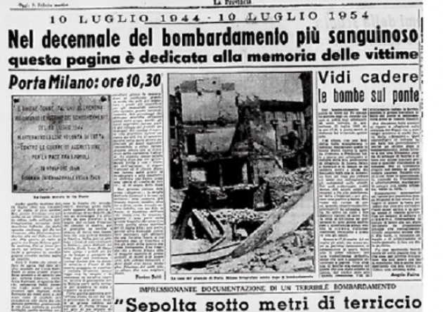 AccaddeOggiCremona  #10 luglio 1944 Cremona viene bombardata. Un ricordo di A.Gusperti