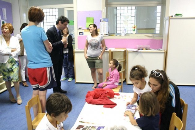 Cremona: Sindaco e Vice in visita al cento estivo Agazzi di Via Ticino