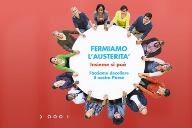 Referendum Stop Austerità in Europa. La Cgil raccoglie le firme