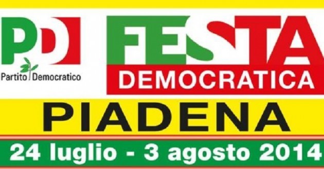 Cremona. Parte la Feste del PD di Piadena con la  presenza del Sen. Luigi Zanda