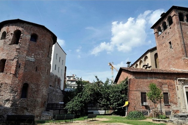 Milano Romana. Restaurate le due torri del Museo Archeologico.