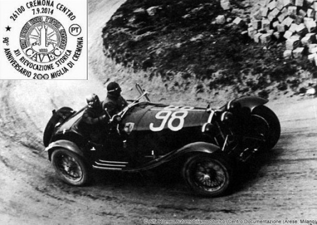 Annullo filatelico per le 200 MIGLIA di Cremona