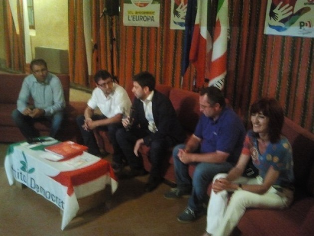 Cremona. Roberto Speranza alla Festa Unità 2014 di Crema puntualizza la fase politica (video)