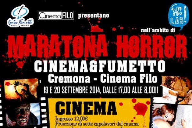 Cremona. Una notte da incubo: Maratona Horror tra il 19 e il 20 settembre