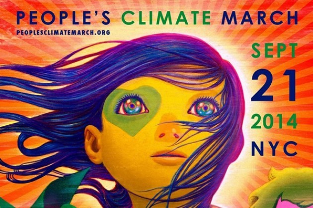 New York. La Marcia Globale per il Clima e una petizione contro il riscaldamento globale