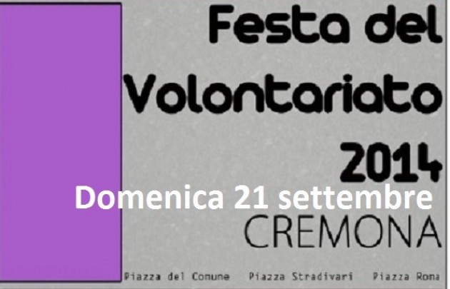 XXIII Festa del Volontariato di Cremona: ecco il programma!