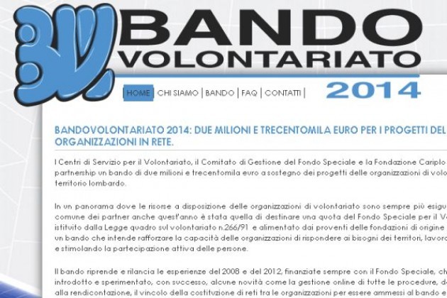 Cremona. Bando Volontariato 2014: dieci progetti finanziati in provincia