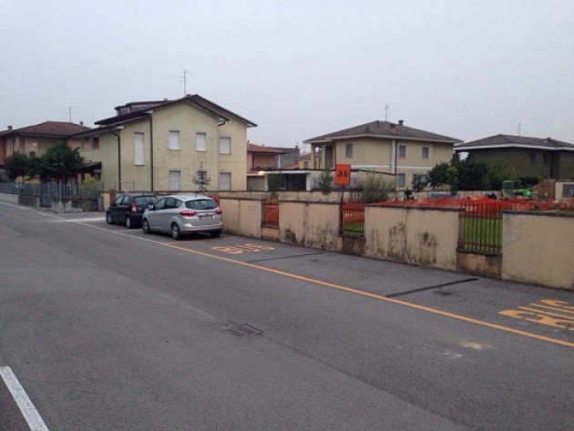 Cremona.Cambio di destinazione dei parcheggi in via Papa Giovanni XXIII a Sergnano