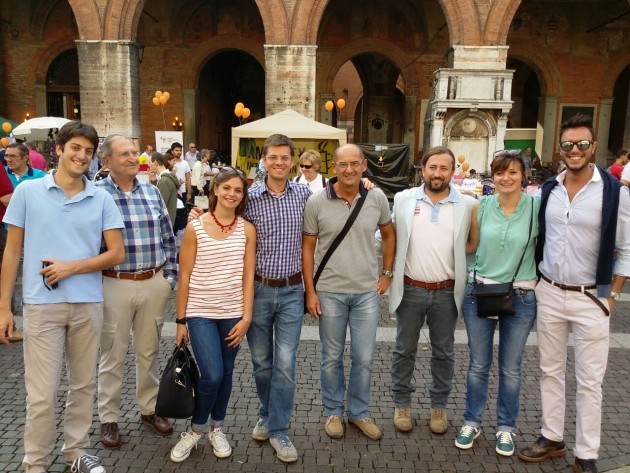 Carlo Vezzini, candidato alla presidenza della Provincia di Cremoanalla festa del volontariato