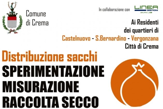 Cremona. Si avvicina la sperimentazione della raccolta del secco a Crema
