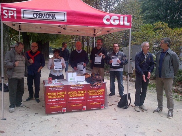 Con i 500 cremonesi in piazza con la Cgil sabato 25 ottobre | G.C.Storti