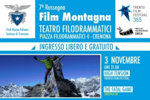 7ª Rassegna ‘Film Montagna’ a Cremona, tre serate gratuite al Filo