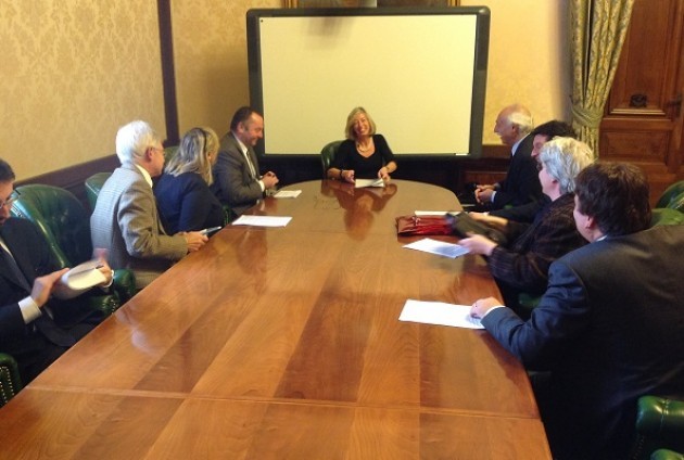 Il sindaco Galimberti dal Ministro Giannini per il  Pareggiato Monteverdi . Presente anche Pizzetti