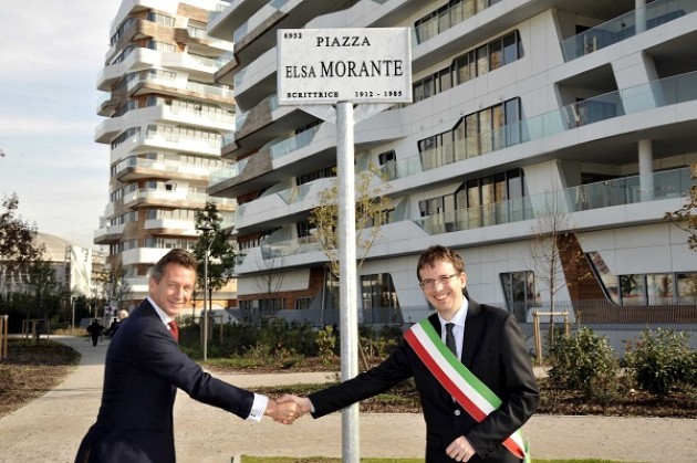 Inaugurate a CityLife di Milano Via L.Berio e piazza E.Morante