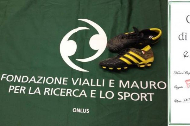 Le scarpe di Alex Del Piero all’asta per la Fondazione Vialli e Mauro