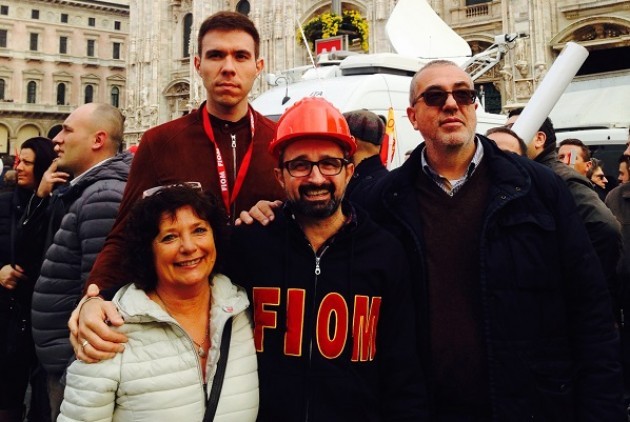 SEL di Cremona  a Milano con la FIOM-CGIL