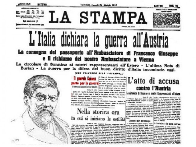 1° Guerra Mondiale . Ghisleri ed i politici cremonesi nel 1914-18 Incontro a Polide