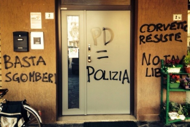 Sede del PD di Cremona imbrattata, Vezzini: ‘Piena solidarietà’
