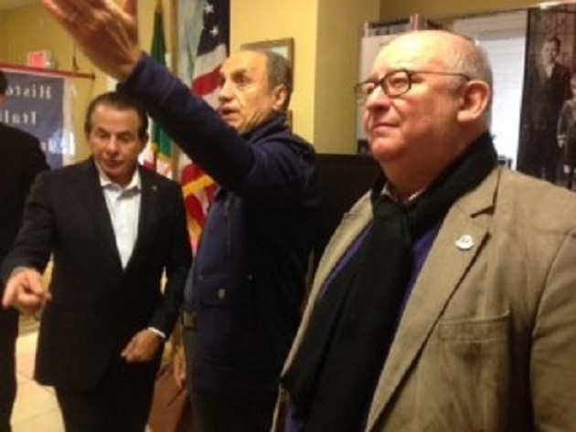 L'On. Donatucci (PD USA) in visita al museo di Filitalia Internationa