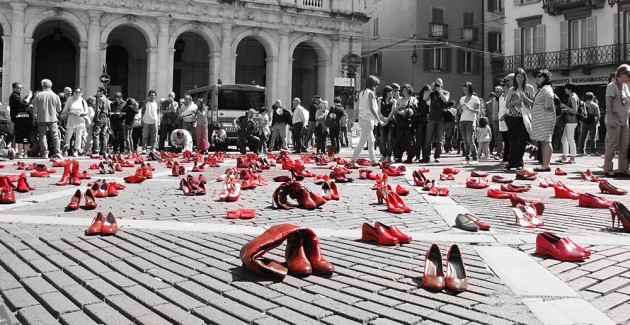 ZAPATOS ROJOS 2014 contro la violenza alle donne anche a Casalmaggiore